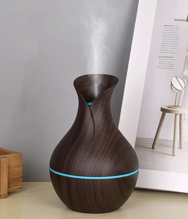 Mini Umidificador e Aromatizador HumidiWood