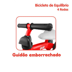 Bicicleta Equilíbrio 4 Rodas