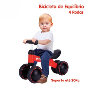 Bicicleta Equilíbrio 4 Rodas