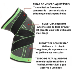 KneeGuard Pro - Joelheira de Compressão Ortopédica ( Kit 2 Unidades)