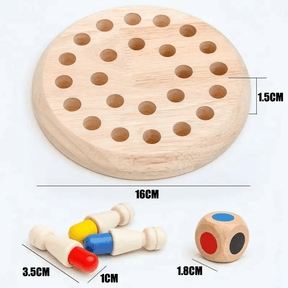 Jogo da Memória de Madeira Montessori