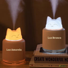 Mini Umidificador e Aromatizador de Ambientes AromiCat